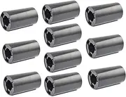 LampVPath 10PCS AA to C Size Battery Adapter Case, AA to C Size Spacers, AA to Size C Battery Adapter Converter Case(10 Pack Black)