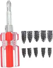 WESIEVYA 1 Set Tire Repair Tool Tire Screws Tire Repair Screws Motorcycle Tire Plug Tire Repair Kit Heavy Duty Tire Plug Kit Rubber Nails Tire Patch Tire Screw Plug Tire Rubber Nails Tool