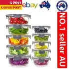 Durable Airtight Glass Containers with Lids - Oven, Microwave & Dishwasher Safe