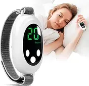 Portable Sleep Aid Device - Handheld Low-Frequency Pulse Microcurrent Watch with Intelligent Sleep Tracking & 2 Therapy Modes, for Insomnia/Anxiety Relief,White