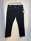 True Religion Ricky SN Snap Flap Relaxed Straight Jeans Men’s 36x30 Black