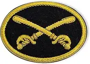 [UK EMPIRE GROUP] Civil War Officers Hat Insignia Badge Cavalry Gold Bullion Wire Hand Embroidery – ACW Embroidered Kepi Badges