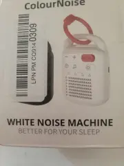 ColourNoise White Noise Machine, 30 Sounds, Night Light and 4 timer Functions.