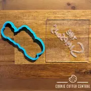 The Simpsons Logo Cookie Cutter and Acrylic Debosser