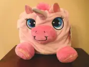 Lunch Pets YUMICORN Plush Pink Unicorn Insulated Lunch Bag - NWT