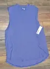 SONOMA Goods for Life Sleeveless Top Blue with White Stripes Rayon & Spandex