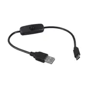 USB Type C Cable With Switches For Electronics LED Strips And Fans