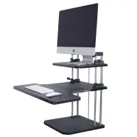 在飛比找樂天市場購物網優惠-多立佳站著站立式辦公桌電腦昇降電腦支站立桌上桌工作臺