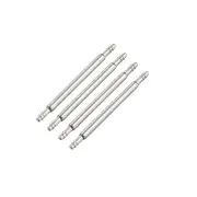 Spring Bar Pins 19mmx1.5mm Double Fringe 316 less Steel for Watch Band 4Pcs