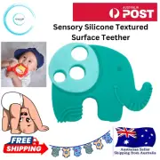 Marcus & Marcus- Sensory Silicone Textured Surface Teether -Ollie the Elephant