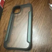 Iphone 12 mini 5.4 Case with 2 pcs screen protector Clear With Green Color