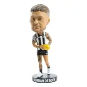 AFL Collingwood Magpies JORDAN DE GOEY Bobblehead Collectable 18cm tall - Gift