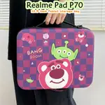 【折扣】適用於 REALME PAD P70 12.9 英寸平板電腦收納包套筆記本電腦平板手機包防震防水酷卡通