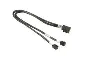 Supermicro CBL-SAST-0671 2 Right Angle MiniSAS HD SFF-8643 to 2 SFF-8643 Cable