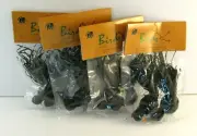 Mangelsen's birds and accessories craft cornhusk crow 2 per pk lot of 4 NOS 4"