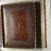 Krewe Of Elenians 1961 New Orleans Mardi Gras Krewe Favor Leather Desk Accessory