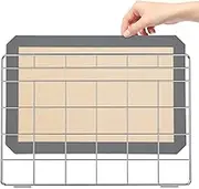 Dishwasher Basket For Silicone Baking Mats, Dishwasher And Storage Basket For Silicone Baking Mats, Stainless Steel Baking Mat Dishwasher Rack, for Silicone Lids and Silicone Hot Pads and More