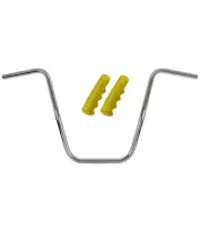 OG Lowrider Handlebar Dyno 16" Chrome & Grips Yellow Lowrider Sparkle