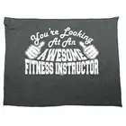 Youre Looking At An Awesome Fitness Instructor - Tea Towel cleaning cloth Dish