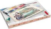 Gutermann Vintage Tin Thread Set 100m Basic Colours x 48 reels, Multicoloured, One Size