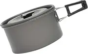 GOOHOCHY 1 Set Outdoor Non Stick Camping Pot Foldable Cookware Tool for Hiking Backpacking and Picnics Lightweight and Durable Cooking Utensil for Easy Travel and Storage