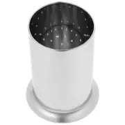 Stainless Steel Shelf Chopstick Holder Cutlery Container Straw Dispenser