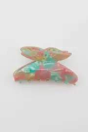 Green Butterfly Hair Claw