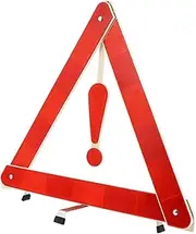 SUPVOX Emergency Reflective Warning Sign Road Safety Car Stop Sign Night Visibility Material Car Triangle Safety Tripod