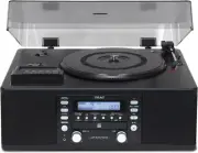 TEAC LP-R550USB-B CD Recorder with Turntable Cassette Player USB 100W JP New