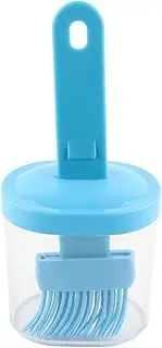 Silicone Oil Brush,Heat-Resistant, Easy to Use, and Versatile Usage, Convenient Design, Easy to, for Cooking, Making Pancakes, Barbecuing (Blue)