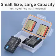 Camera Battery Storage Box for LP-E6 LP-E8/ EN-EL15 EN-EL3E/ BLF19E/ NP-FZ100