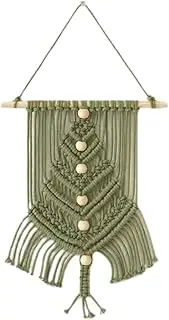 Handmade Woven Macrame Kit,Complete Boho Style Macrame Kit - Christmas Tree Kit Fun Craft Kit for Living Room Bedroom or Hallway Family Friends Children