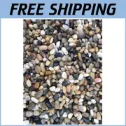 40 lbs River Rock Stones - Natural Polished Decorative Pebbles for Landscaping