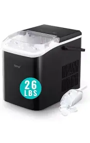 2023 Quick Cube Ice Machine, 26lbs/24hrs Portable Countertop Bullet Ice Maker