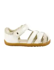 [Bobux] Step Up Cross Jump Sandals In White