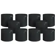 5 Gallon Breathable Planter Pots Bags 10 Pack Fabric Grow Bags