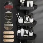 3pcs Steel Bath Shower Caddy Corner Storage Shower Shelf Holder Rack Organiser
