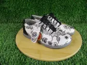 Alegria Womens Essence Winter White Black Floral Pattern Size 5 NIB