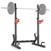 Adjustable Heavy Duty Power Rack Squat Stand Barbell Weight Bench Press