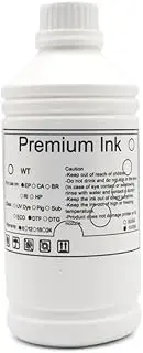 1000ml DTG Ink, Textile Garment Ink - Compatible with DX5 DX6 DX7 TX800 XP600 I3200, Compatible with Epson L1800 1390 R1900 R3000 9600 F2000(DTG Ink WT)