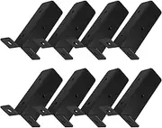 HOLIDYOYO Deck Post Support Base Plate 8 Pack Heavy Duty Wood Post Holder for Gazebo Base Bracket