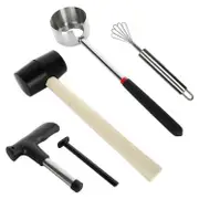 5Pack Coconut Opener Tool Set for Young Coconut Stainless Steel Coconut Opener Kit Coco Jack Opener