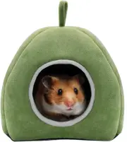 Hysgscwd Guinea Pig Bed, Plush Tent Bed for Small Animals, Cozy Soft Pet Tent...