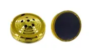 6 Hole Base for 4x6in Flag Stand for Desk Flag Weighted Gold