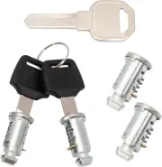 4 Pack Lock Cores for Thule Replacement Key Cylinder for Bike Rack Roof Rack Loc