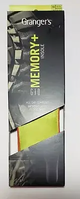 Granger's Men's G10 Memory Plus Performance Insole - Green, Size 43 (US 11)