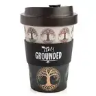 Eco-2-Go Biodegradable BPA Free Bamboo Travel Mug Coffee Cup Stay Grounded