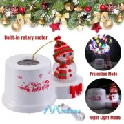 Christmas Snowflake Projector LED Rotating Snowfall Laser Light Xmas Decor Lamp