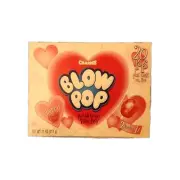 Charms Blow Pop Cherry Flavored Bubble Gum Filled Pops 20 Count Box Exp 11/2025