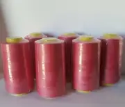 6 Big Spools Coral Multi Purpose Serger Overlocker Quilting Sewing Thread T27 S2